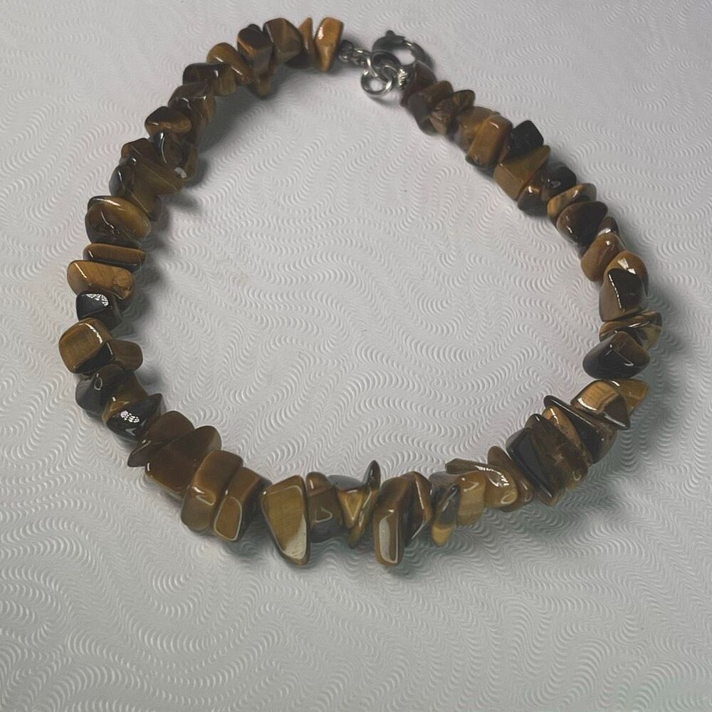 Vintage Tiger eye beaded bracelet
